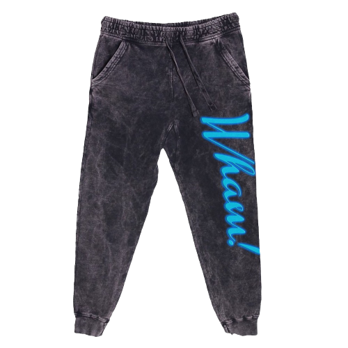 Acid Black Wham! Sweatpants